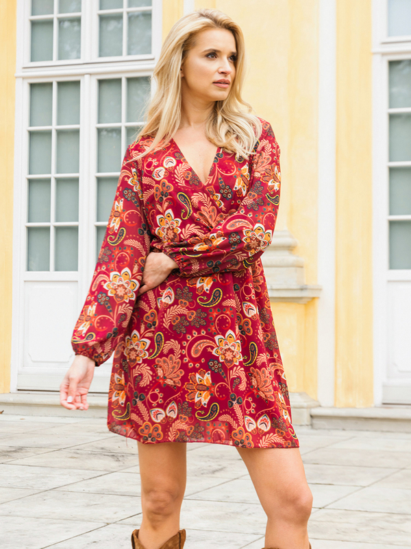 Rochie pentru femei de culoare maro deschis – Îmbrăcăminte imagine noua 2022