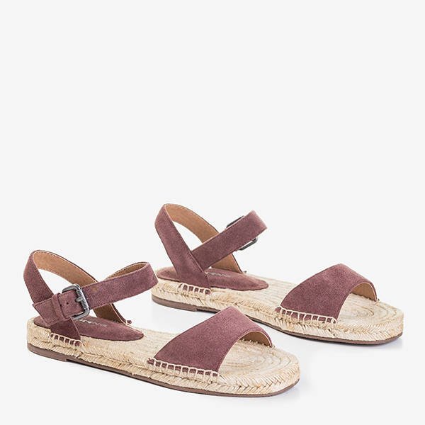 Sandale de damă violet-maro Rosalinda - Încălțăminte
