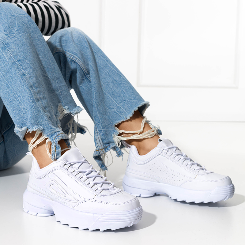 Pantofi sport albi pentru femei Alomsi - Incaltaminte