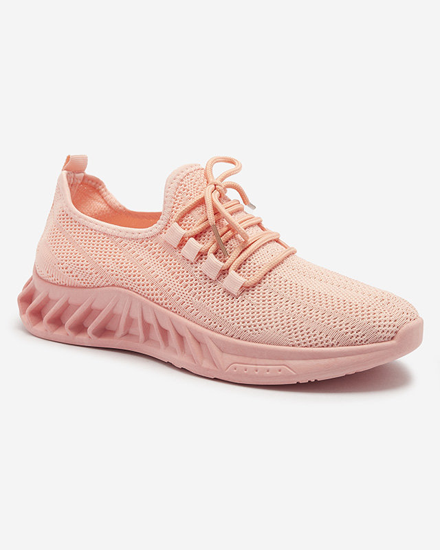 Pantofi sport de damă din material textil, roz Acarfi- Footwear