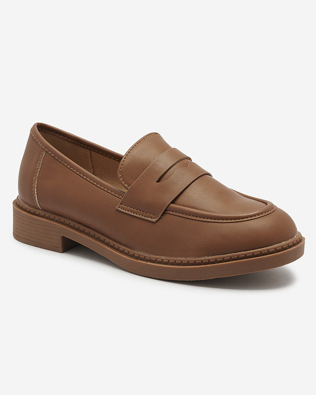 Mocasini de damă din camel Selenna- Footwear