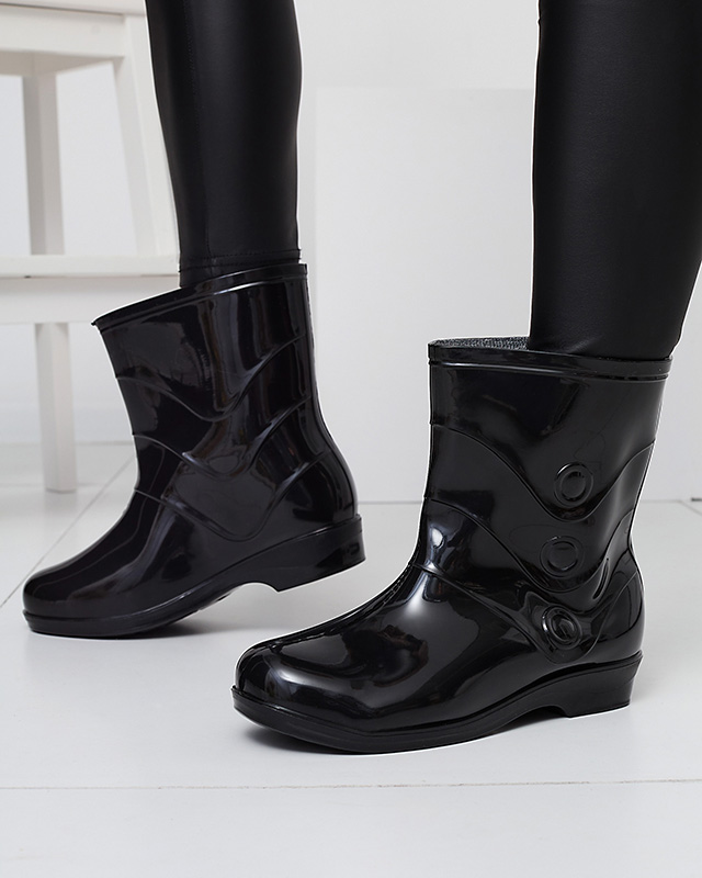 Șosete de damă negre lăcuite Relixa- Footwear Dama imagine noua 2022