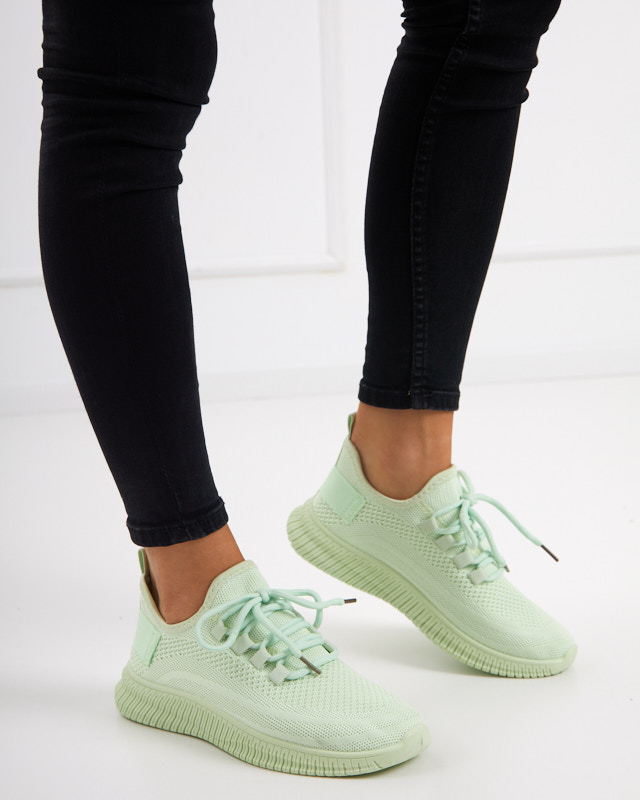 Pantofi sport de dama verde deschis Vaileno – Incaltaminte Dama imagine noua 2022