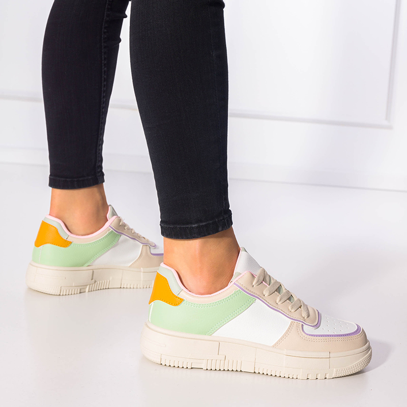 Pantofi sport de damă Xaui bej – Încălțăminte bej imagine noua 2022