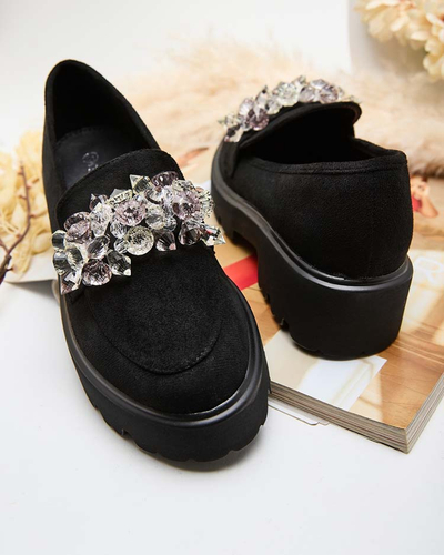 Royalfashion Mocasini de damă cu ornament Leyla
