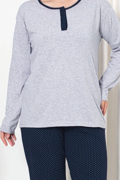 Royalfashion Pijama Femei din Bumbac 2-Piece PLUS SIZE
