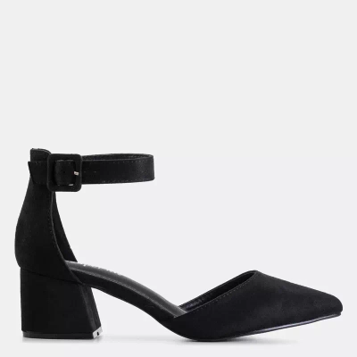 OUTLET Sandale de dama negre pe post Juti - Incaltaminte