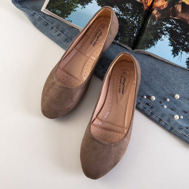 Balerini kaki pentru femei Lanvies - Încălțăminte