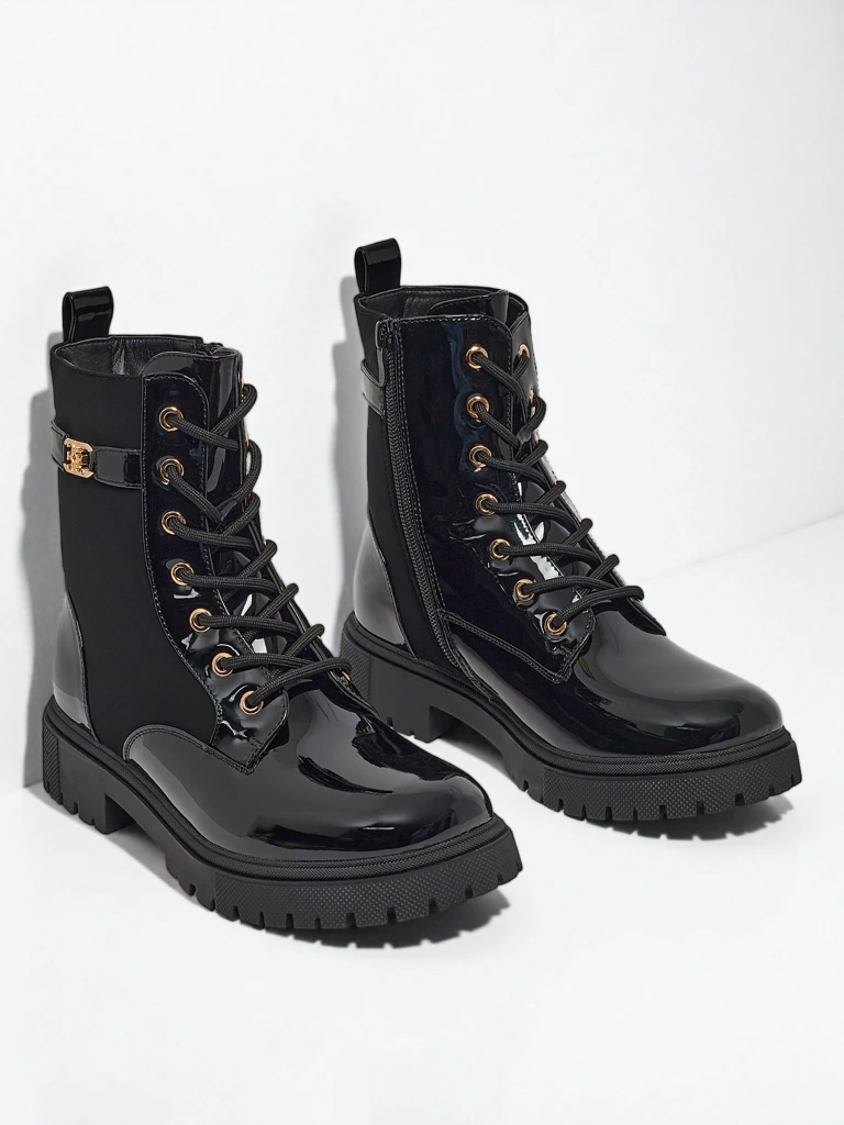 Botine cu șireturi Alvinea