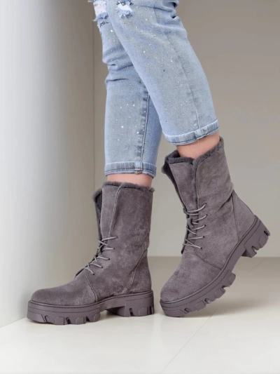 Royalfashion Botine cu șireturi pentru femei Cavenma