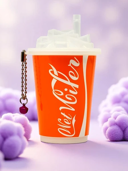 Șervețele umede hidratante într-un recipient decorativ în formă de cupă de înghețată 30 buc