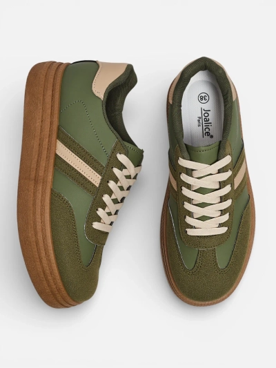 Tenisi Dama Flora Verzi Ecologici Confortabili de Primavara