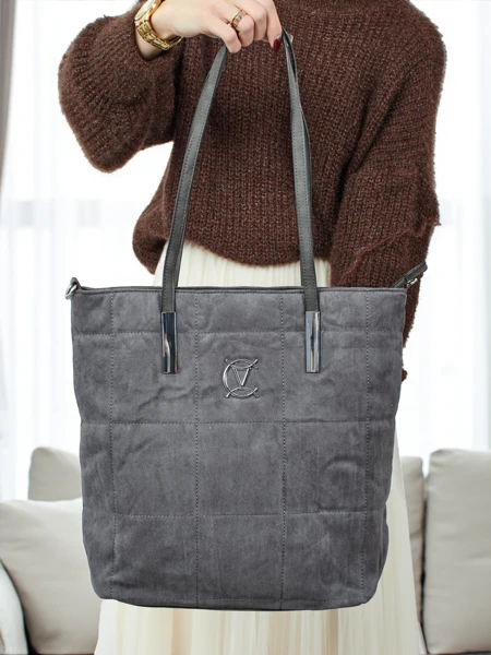 Geantă de damă shopper Caryenne din piele ecologică întoarsă