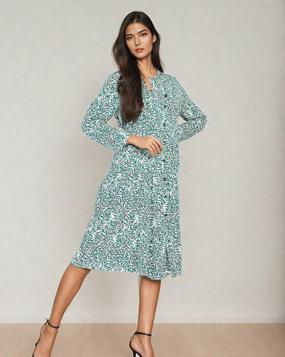 Royalfashion Rochie midi cu imprimeu pentru femei