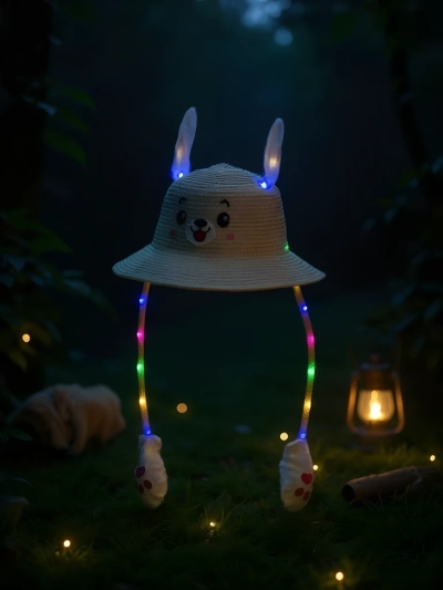 Royalfashion Pălărie din paie pentru copii Glow Puppy Hat