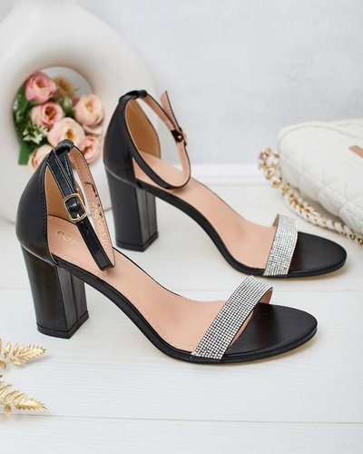 Royalfashion Sandale de damă cu zirconii Cemilces