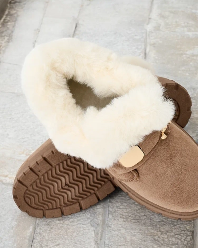 Royalfashion Cizme scurte pentru femei a'la cizme de zăpadă Dobis