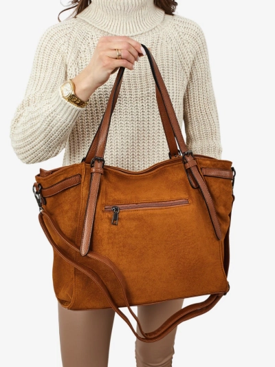 Geantă de damă shopper eco piele întoarsă Daville