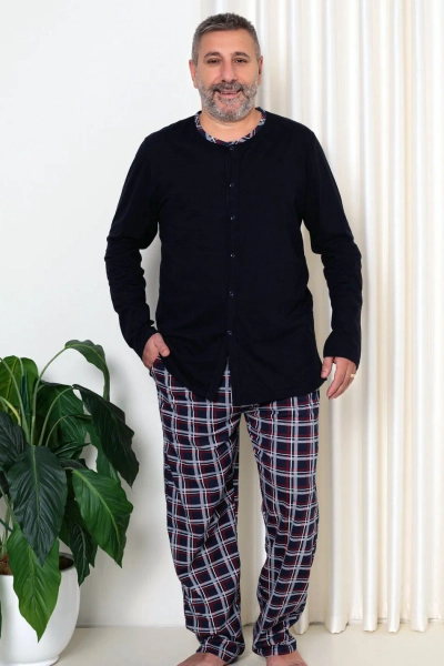 Pijamale de bumbac pentru bărbați Royalfashion, MARIME MARE
