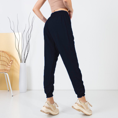 Pantaloni harem pentru femei Cobalt - Îmbrăcăminte