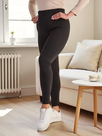 Royalfashion Pantaloni treggings izolați pentru femei PLUS SIZE