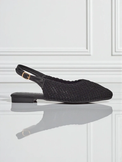 Royalfashion Sandalye dămsko s ku klaftă di-napoi Breeze Woven