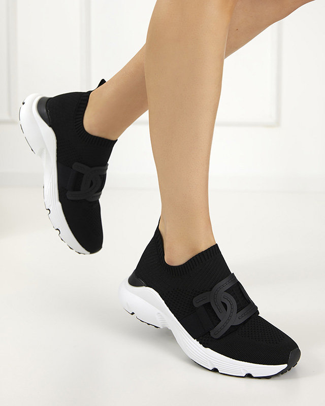 Pantofi sport slip-on dama negri Neristo - Incaltaminte