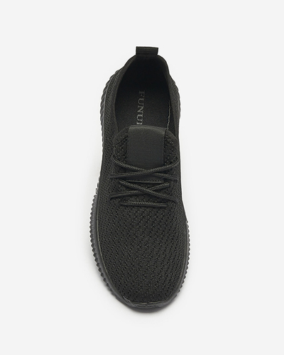 Pantofi sport din material textil pentru femei Negru Vobbu- Footwear