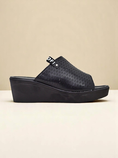 Royalfashion Klapki pou fanm sou talon Luna Wedge