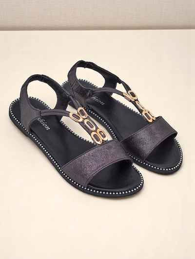 Royalfashion Damesandale met dekoratiewe bandjies Siena Glow