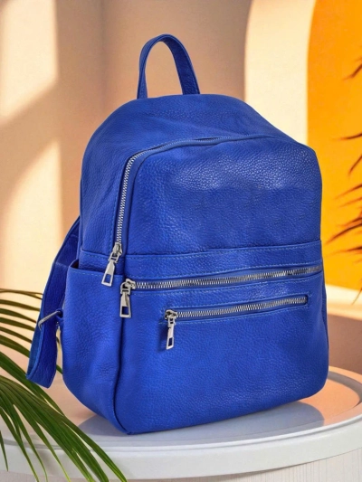 Plecako zhuvlijako Callisto Royal Blue — baro, moderno e ekoskura e zamočko