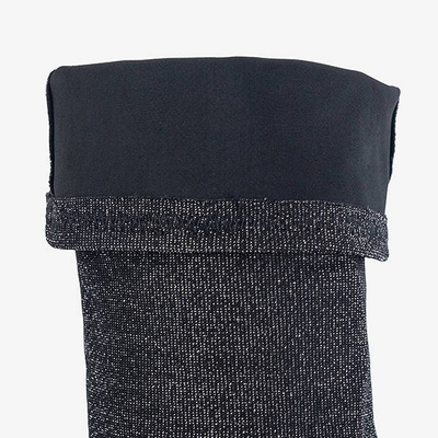 Cizme de damă strălucitoare pentru femei din grafit pe postul Goslaw - Încălțăminte