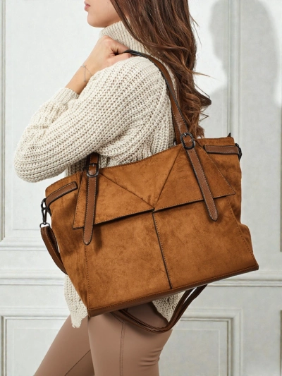 Geantă de damă shopper eco piele întoarsă Daville