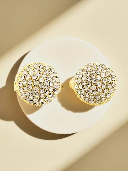 Royalfashion Cercei cu clips pentru femei cu zirconiu cubic