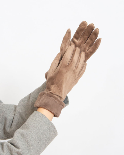 Royalfashion Mănuși de damă maro