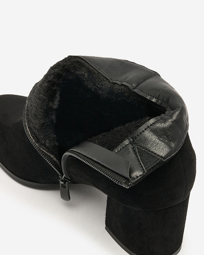 Royalfashion Cizme stiletto joase pentru femei negre Referra