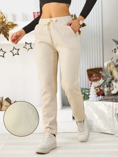 Pantaloni de trening din bumbac pentru femei Royalfashion