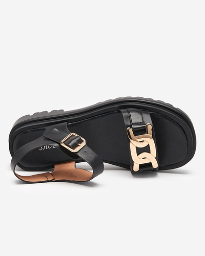 Sandale dama negre Blascita - Incaltaminte