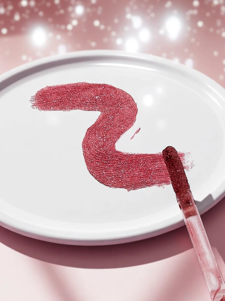 Fiercely Red 2in1 গ্লিটার লিপ গ্লস এন্ড ক্লিয়ার লিপ গ্লস