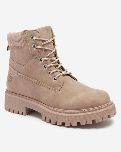 Cizme de trapper izolate roz închis pentru femei Teruna - Încălțăminte