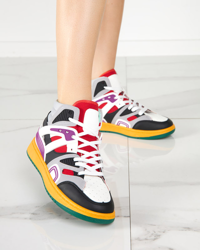 OUTLET Pantofi sport gri de dama pana la glezna de la Gisore - Incaltaminte