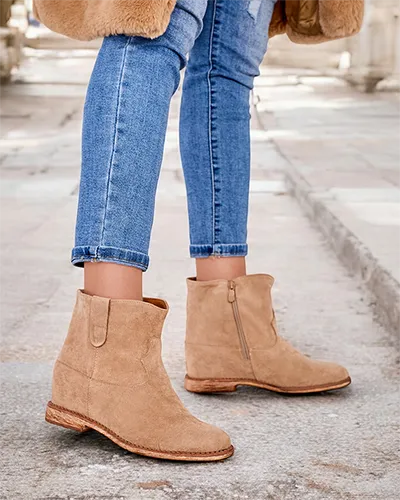 Royalfashion Royalfashion Cizme occidentale pe un toc acoperit Patorias