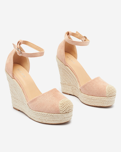 Royalfashion Sandale cu toc Meylasi roz pentru femei