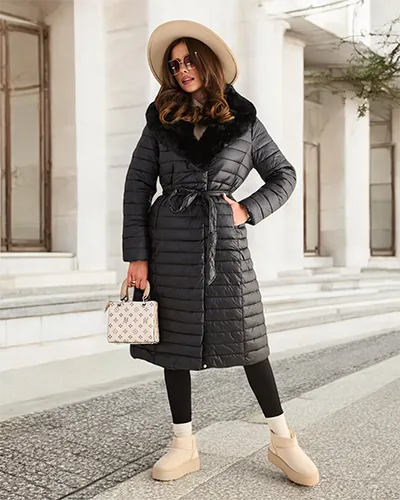 Royalfashion Palton lung pentru femei