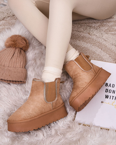 Royalfashion Boots a'la cizme de zăpadă pentru femei Ropoppo