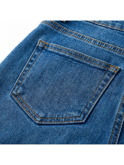 Royalfashion Jeans din bumbac pentru femei cu croi conic