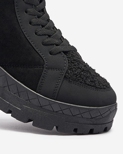 Cizme de vânătoare izolate pentru femei, de culoare neagră Wosser- Footwear