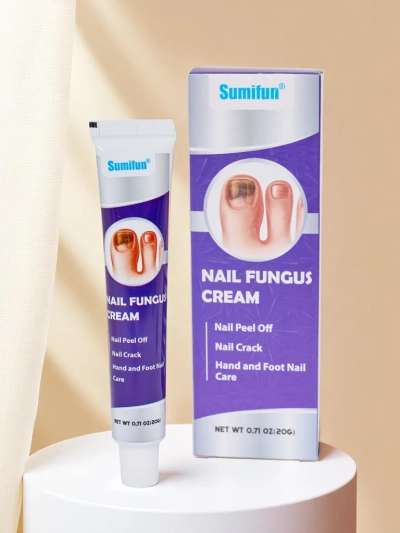 Cremă calmantă pentru simptomele ciupercii unghiilor