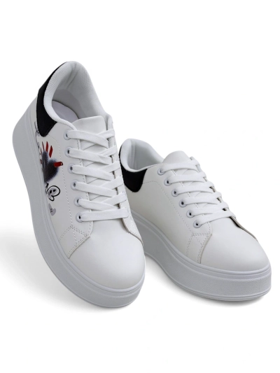 Adidași sport cu platformă Royalfashion pentru femei, cu imprimeu Alcape