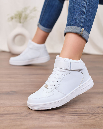 Royalfashion Adidași sport de damă în alb Futtes